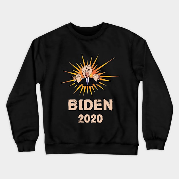 Biden 2020 Crewneck Sweatshirt by MBshirtsboutique